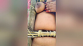 Department Store Staff Enjoying Outdoor Romance And Roleplay With Owner