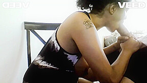 Milf Wife Sucking On Big Brown Dick Slurping Sucking And Swallowing The Neighbor